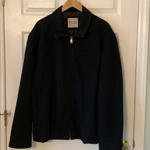 Old Navy Black Zippered Pea Coat